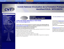 Tablet Screenshot of cnt-france.net
